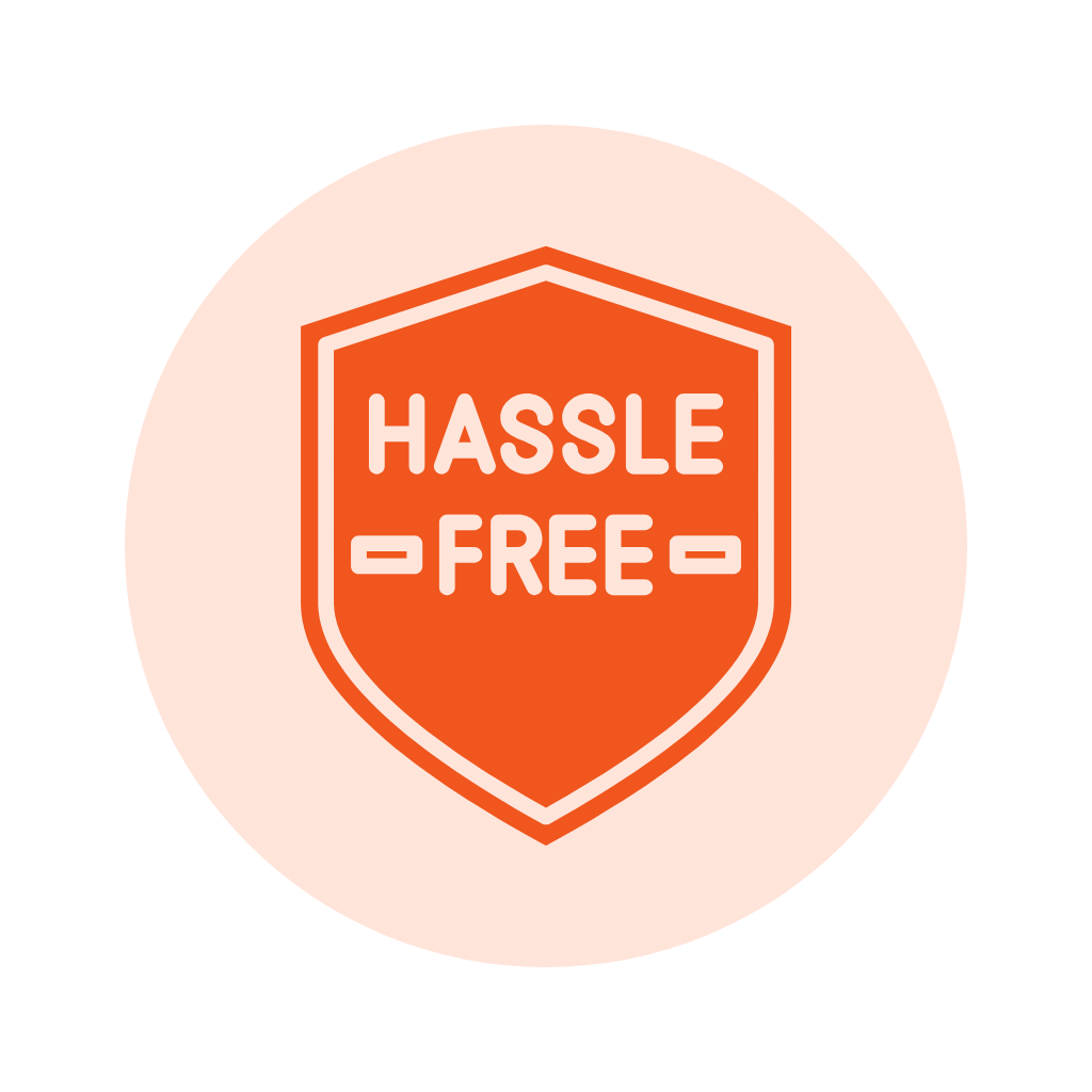 hassle free icon